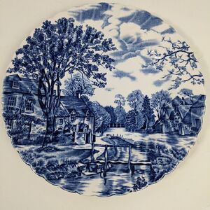 Johnson Brothers COTSWOLD blue and white salad plate
